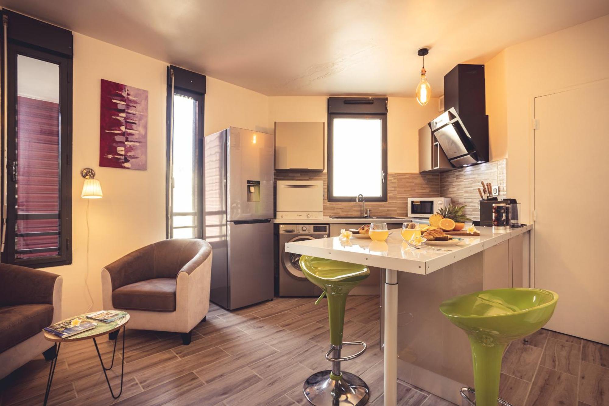 Appart' Cameleon, Studio Front De Mer, Tout A Pied Saint Pierre Bagian luar foto